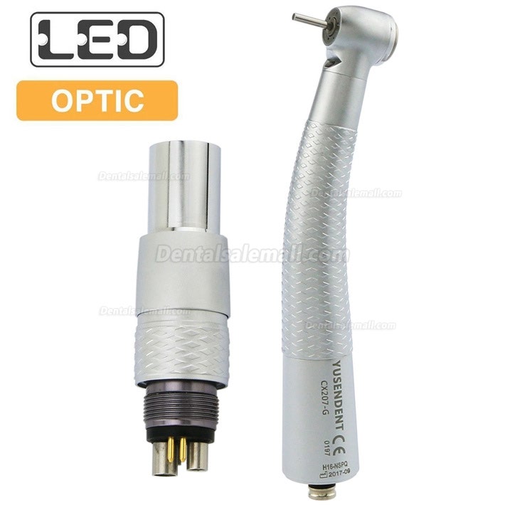 YUSENDENT® CX207-GN-PQ Dental Fiber Optic Handpiece With NSK Roto Quick Coupler